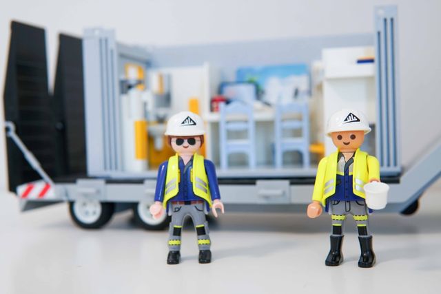 Playmobil 9898 Cargador Bajo con Contenedor