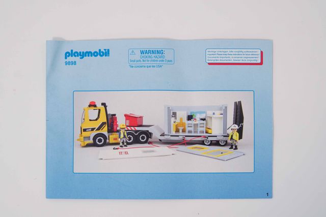 Playmobil 9898 Cargador Bajo con Contenedor