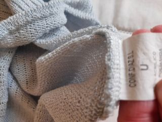 Jersey fino manga 3/4 azul claro