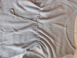 Jersey fino manga 3/4 azul claro