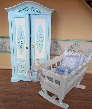 Miniatura culletta per dollhouse