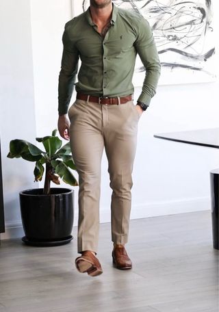 Pantalón Zara Man Beige