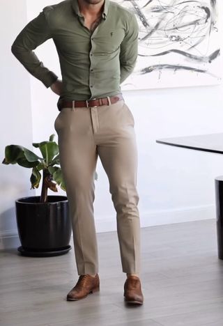 Pantalón Zara Man Beige