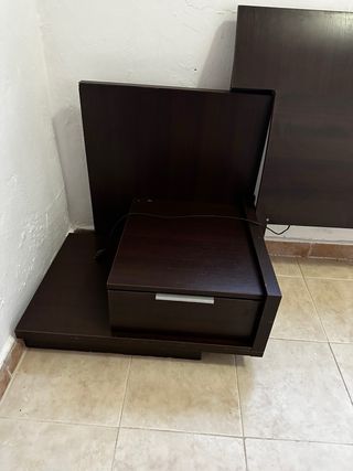 Dormitorio completo: cabecero + 2 mesitas + comoda