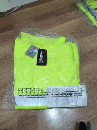 Abrigo amarillo reflectante Talla M