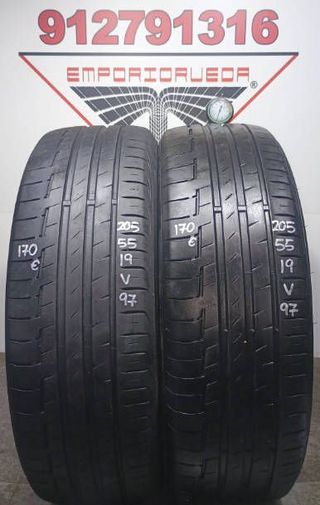 205 55 17 V CONTINENTAL RUEDA AL 90% VIDA UTIL