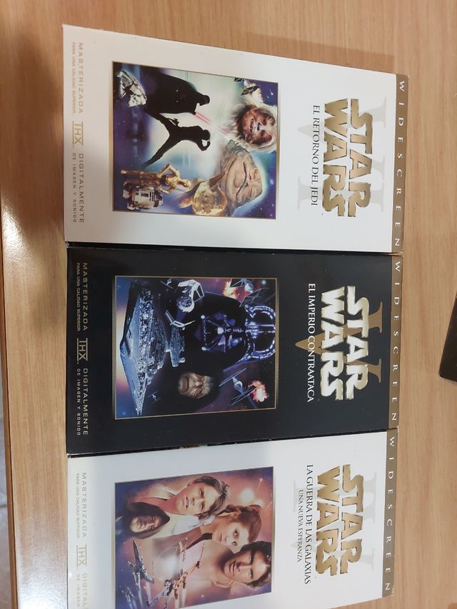 Pack 3 Películas VHS Star Wars