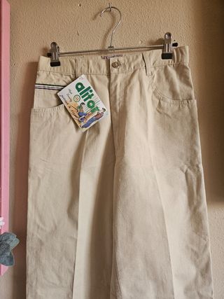 Pantalones vintage beige