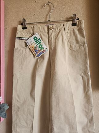 Pantalones vintage beige