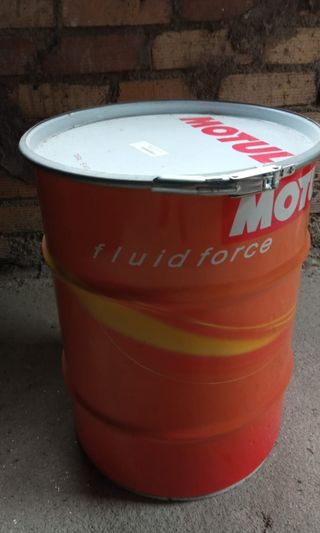 Bidón Motul naranja