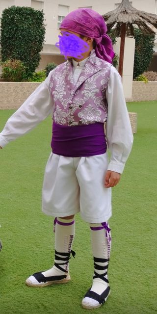 Traje Regional Saraguell Niño 8-11 Años