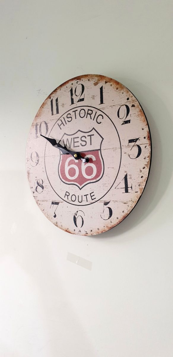 RELOJ DE PARED RUTA 66