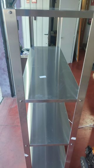 ESTANTERÍAS EN ACERO 4 ESTANTES NUEVO