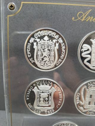 Colección 8 Monedas Plata Andalucía
