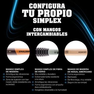 Kit de inicio Martillo Plusbox D60 HALDER Simplex