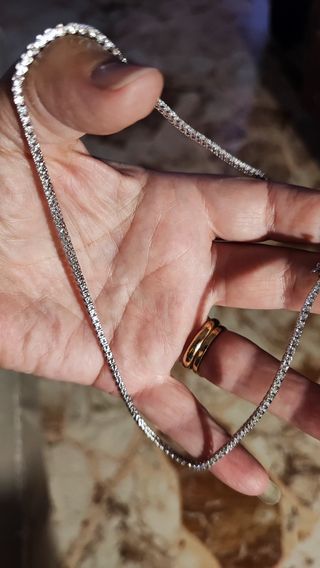 Collana tennis moissanite