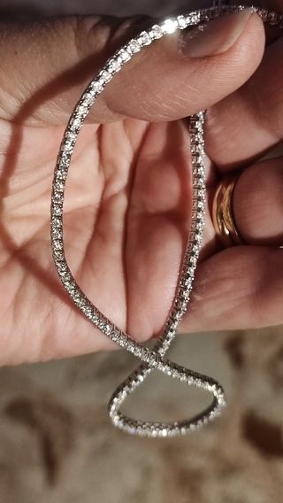 Collana tennis moissanite