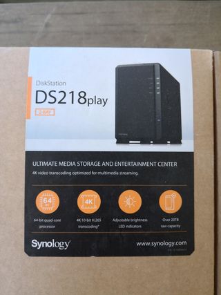 Synology DS218play NAS 2 Bahías