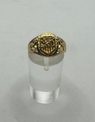 Anillo Sello Atlético Madrid Oro 18K, 4,59 g T-18