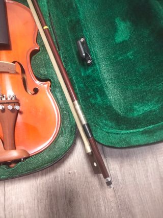 Violín con funda y arco