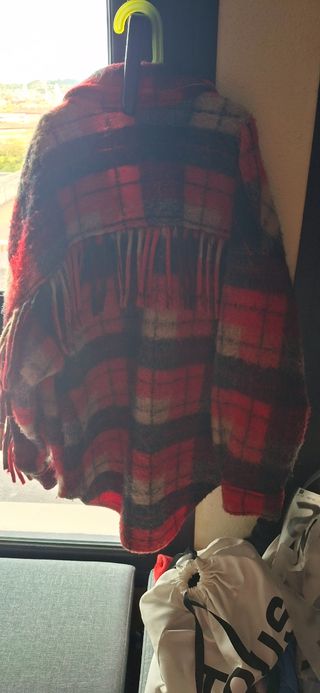 Chaqueta Oversize Stradivarius Rojo Marrón Talla Ú