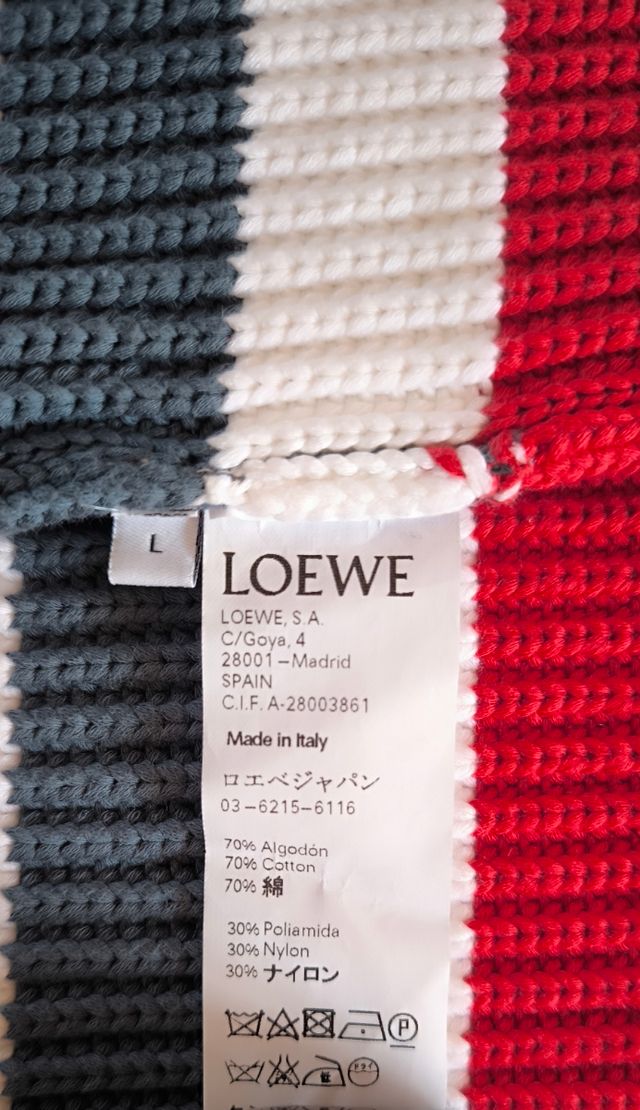 Jersey LOEWE Multicolor Rayas Talla M