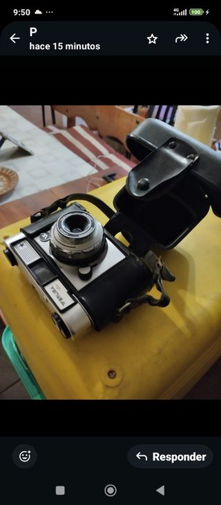 Lote de cámaras de fotos antiguas.