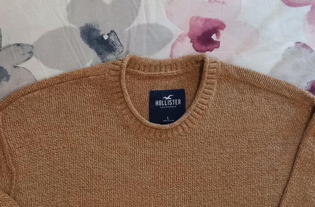 Jersey Hollister Marrón Talla L