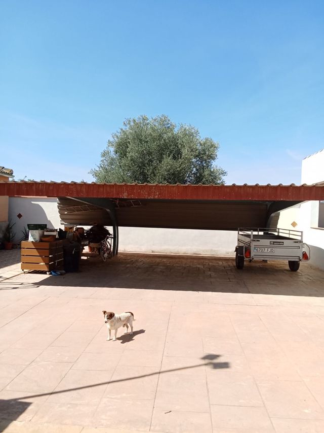 Cochera metálica para coches