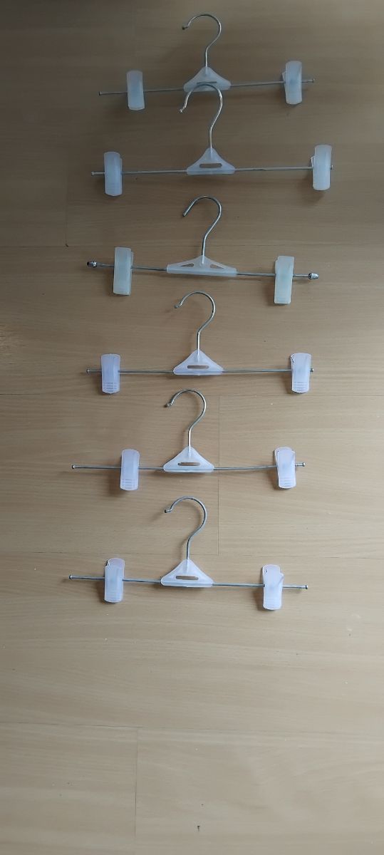 Pack 6 perchas para Pantalones