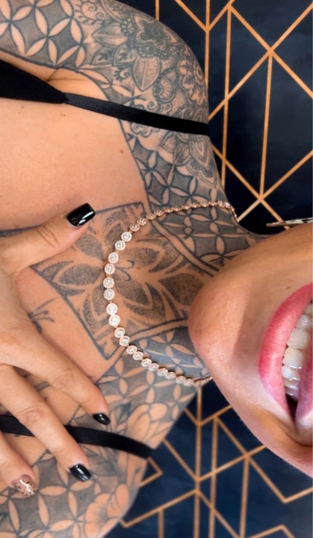 Gargantilla de oro y plata