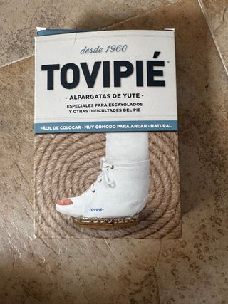 Tovipie Alpargatas Yute Blancas