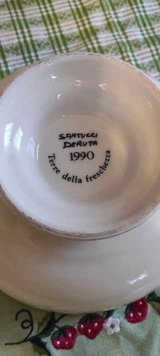 Fruttiera Santucci Deruta Vintage