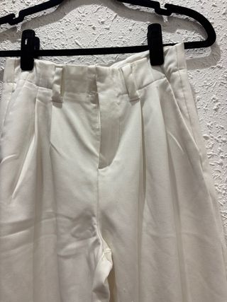 Pantalón de vestir blanco