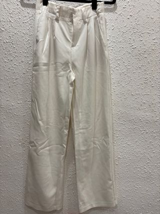 Pantalón de vestir blanco