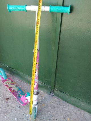 Patinete infantil unicornio rosa