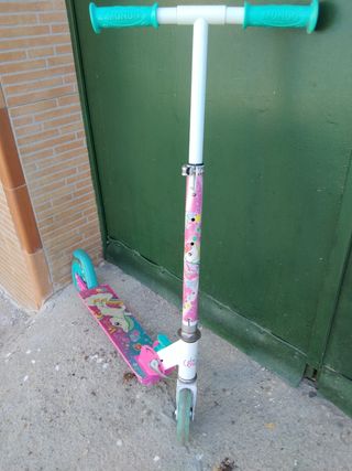 Patinete infantil unicornio rosa