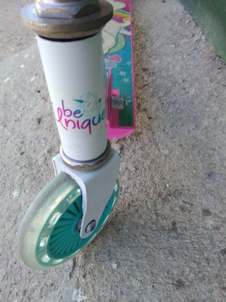 Patinete infantil unicornio rosa