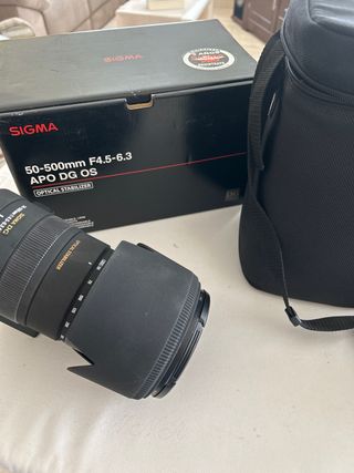Sigma 50-500mm F4.5-6.3 APO DG OS Objetivo