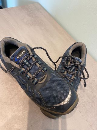 Zapatos de seguridad Cofra azules y grises