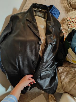 Chaqueta de cuero George Gina & Lucy Negra