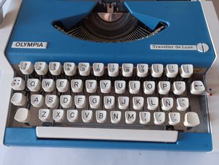 Olympia Traveler de Luxe, maquina escribir.