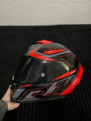 Casco Scorpion R1 Carbon Negro/Rojo