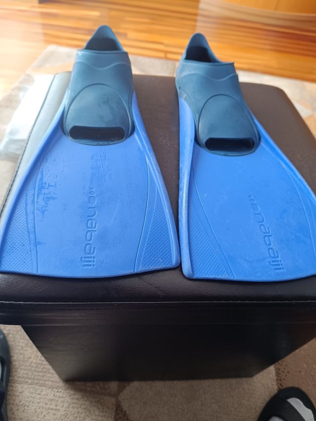 Aletas de natación Nabaiji azules