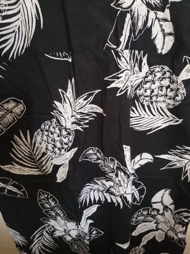 Camisa Estampada Left Man Negra