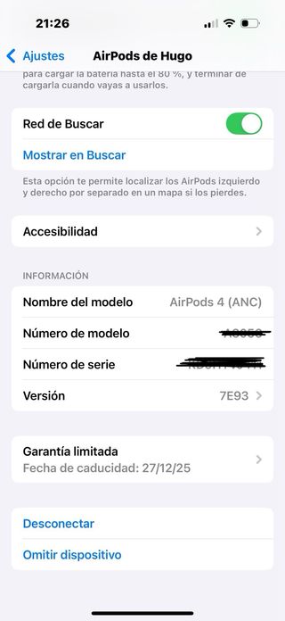 AirPods 4 con Cancelación de Ruido