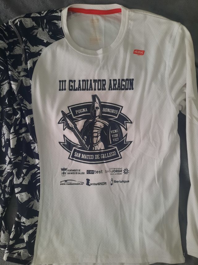 Camiseta 42K running manga larga III Gladiator Ara