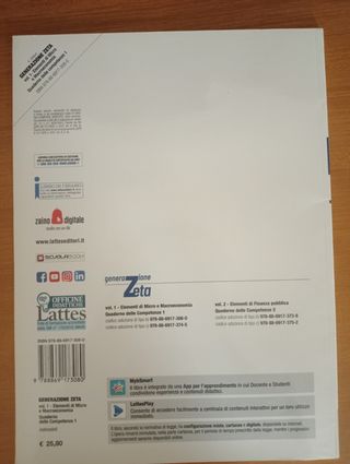 Generazione Zeta economia politica 2 libri