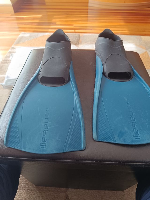 Aletas de natación Nabaiji azules