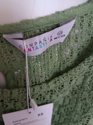 Top verde Compañía Fantástica Talla XS